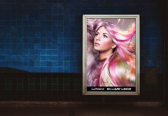 带有背光图形的灯箱